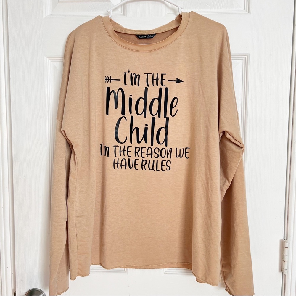 LiliCloth | Long Sleeve Graphic Sweatshirt